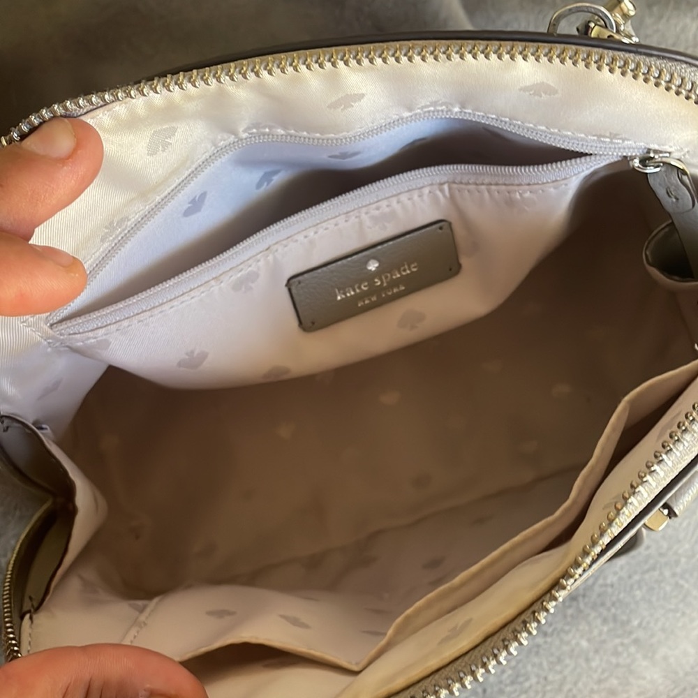 Used Kate Spade Grey Small Crossbody - Picture 3 of 6